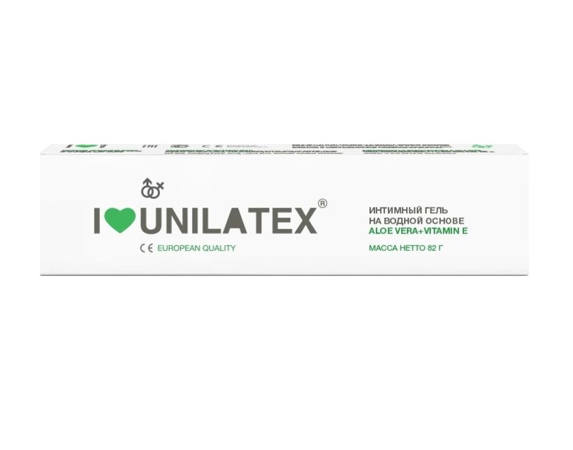 Интимный гель-лубрикант Unilatex Gel Алоэ Вера + Витамин Е, 82 г